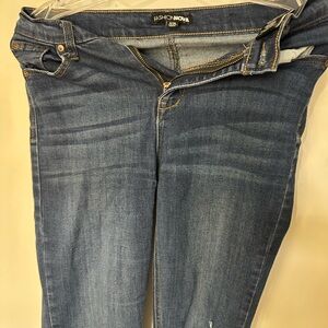 Fashion Nova Dark Blue Skinny Jeans